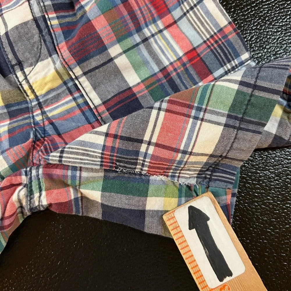 Childrens Place Plaid‎ Shorts Casual Summer Outfit Drawstring Toddler 4T